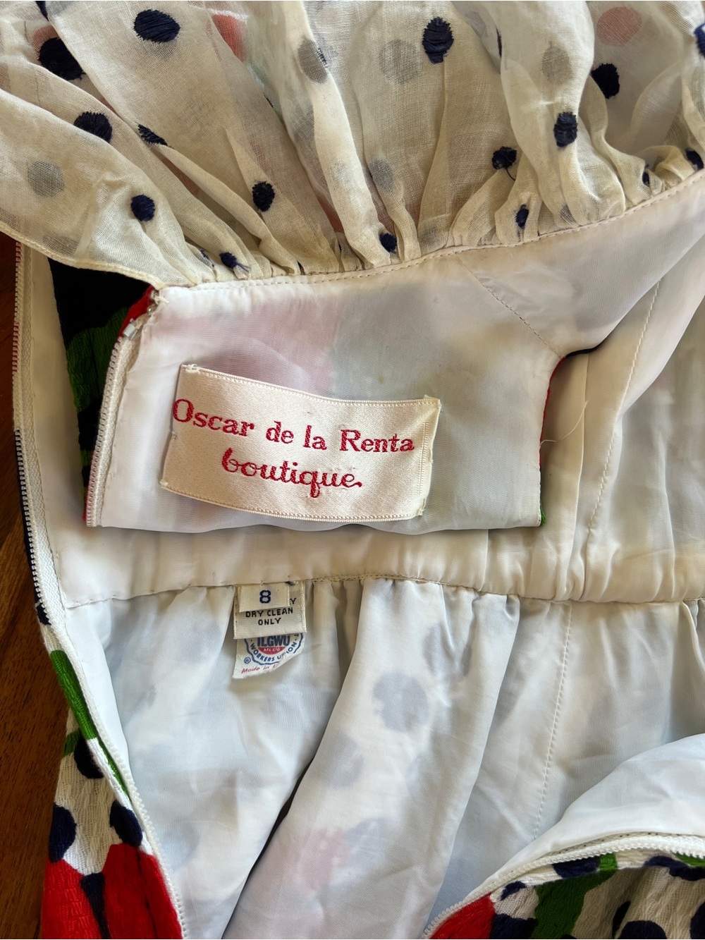 Vintage Oscar De La Renta mini dress - Picture 5 of 10